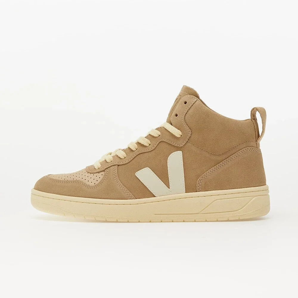 VEJA V-15 Suede Leather Sneakers Men's EU 41/US 8 Dune Pierre